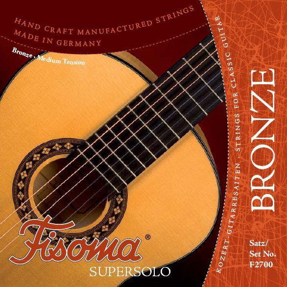 Fisoma F2700 Bronze Nylonsaiten Satz Konzertgitarre Saiten Supersolo Handarbeit_00001205_