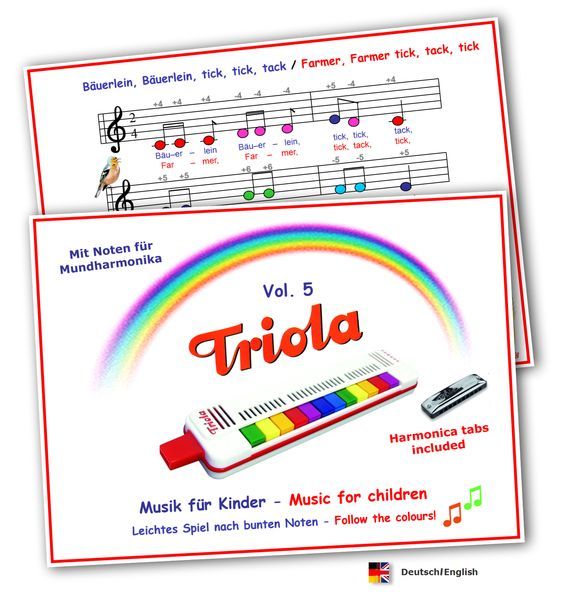 Noten TRIOLA Musik für Kinder Band 5 10 deutsch/englische Kinderlieder  70120917