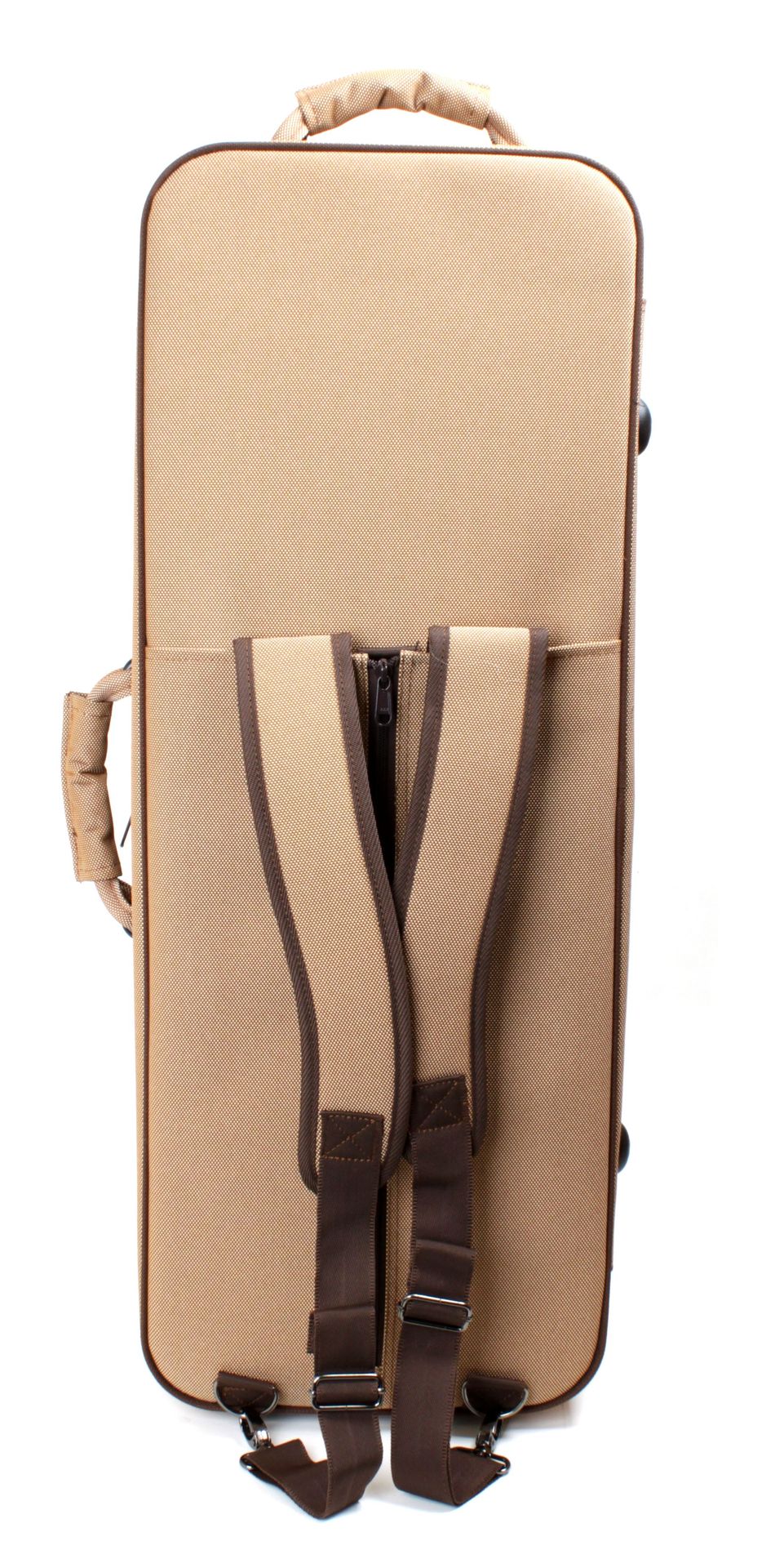 Koffer-Etui Tenorsaxophon "Retro" Rechteckform mit Rucksackgurten Koffer-Etui Tenorsaxophon "Retro" Rechteckform mit Rucksackgurten