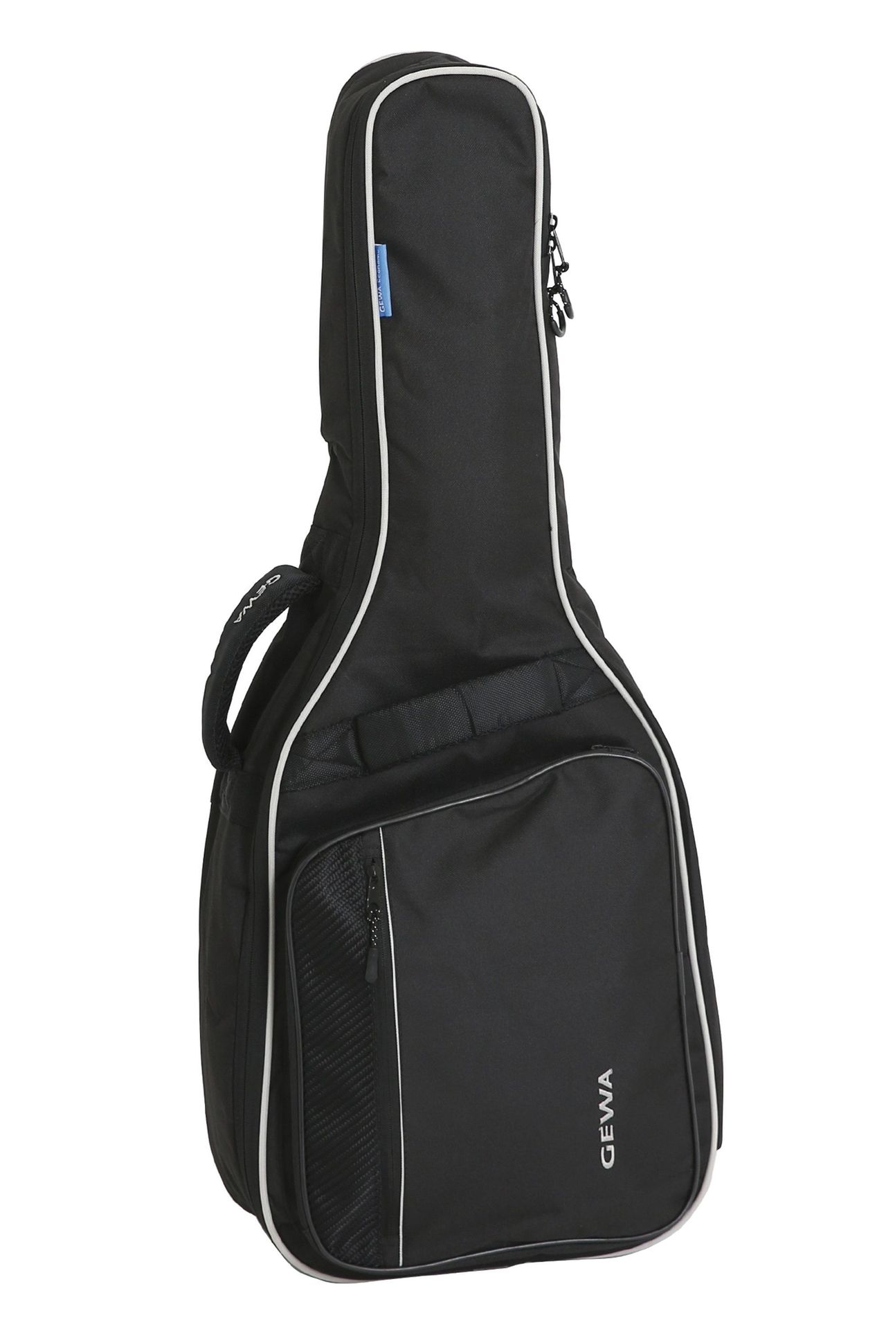 GEWA Gigbag für Konzertgitarre 1/2, ECONOMY Gitarrentasche 12mm Polster, schwarz_00006174_