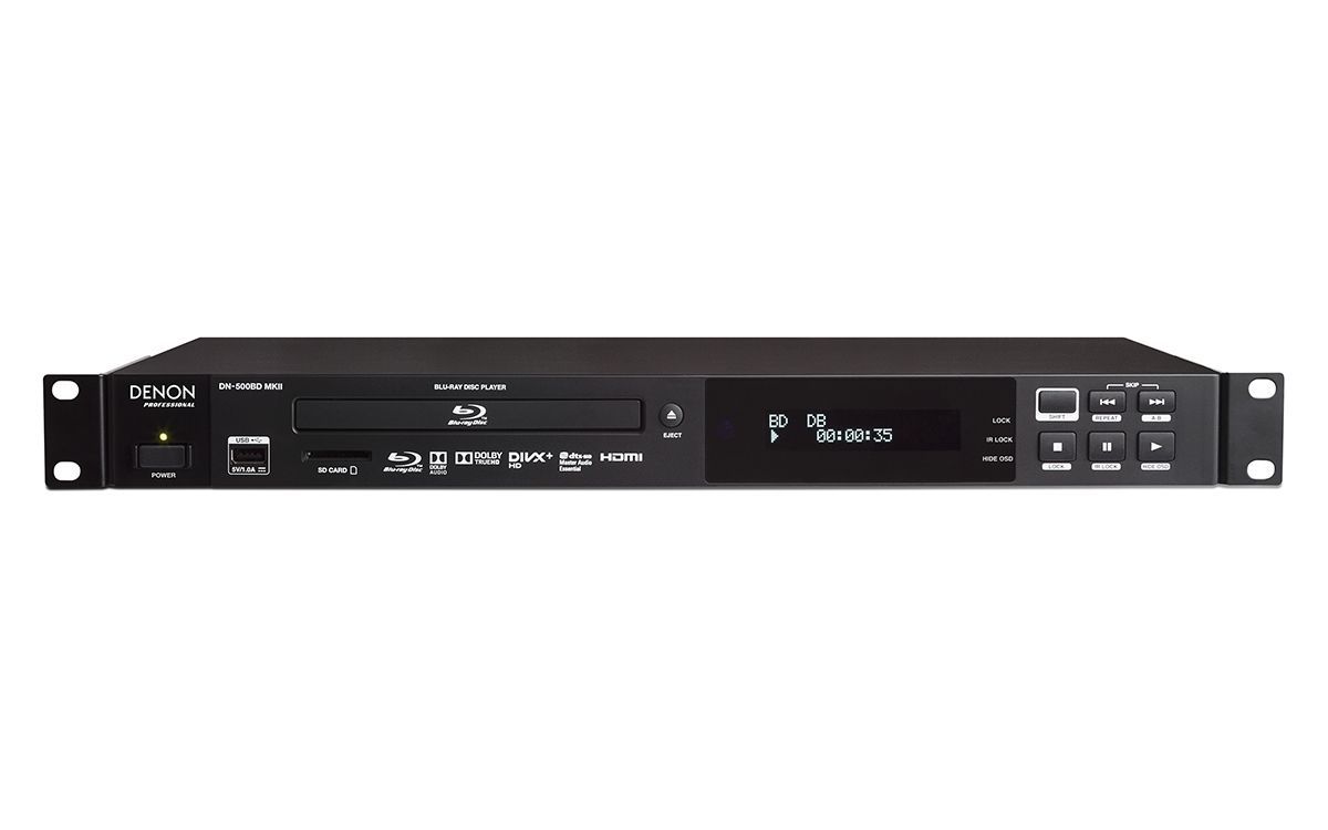 Denon DN-500 BD MKll  Blu-Ray Player im 19" 1 HE Format