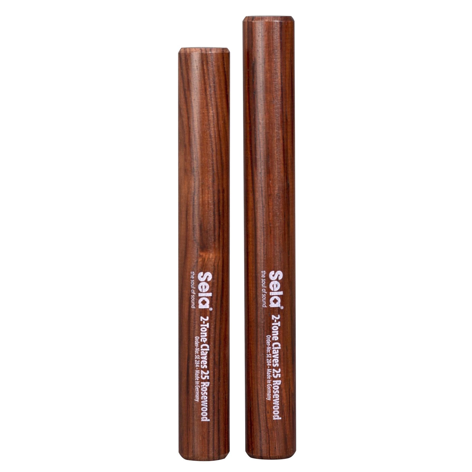 SELA SE 284 Palisander 2-Tone Claves 25 Klanghölzer