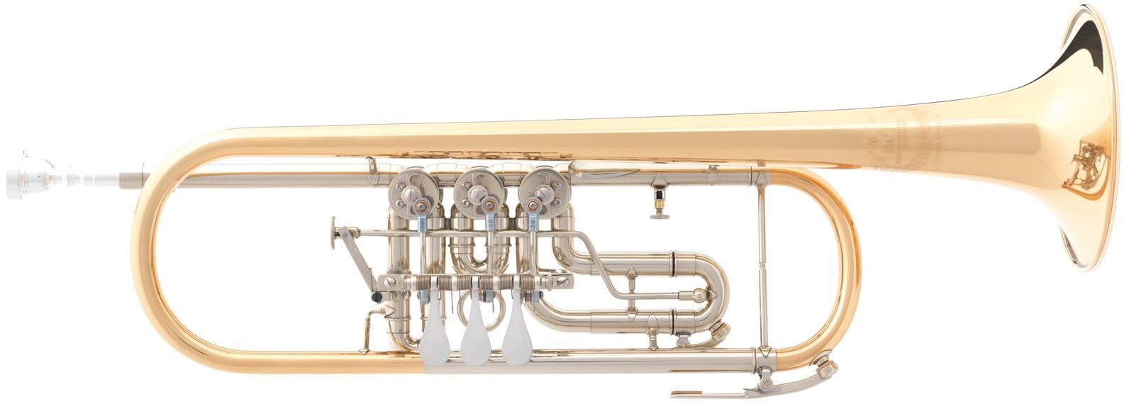B&S 3005 3 GT-1-0B-Konzerttrompete, Bohrung 11,00mm, incl.Etui u. Pflegeset 