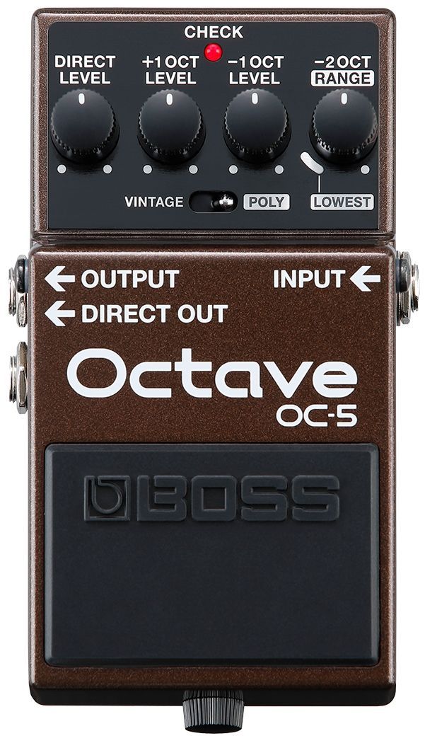 Boss OC-5 Octaver, Effektgerät für E-Gitarre/ Bass