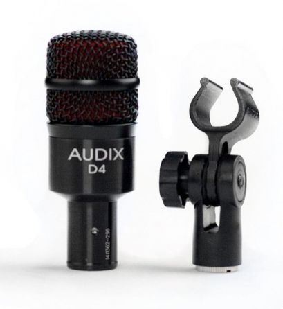 Audix D4 Instrumenten Mikrofon für Bassdrum, Floortom, dynamisch, Hyperniere