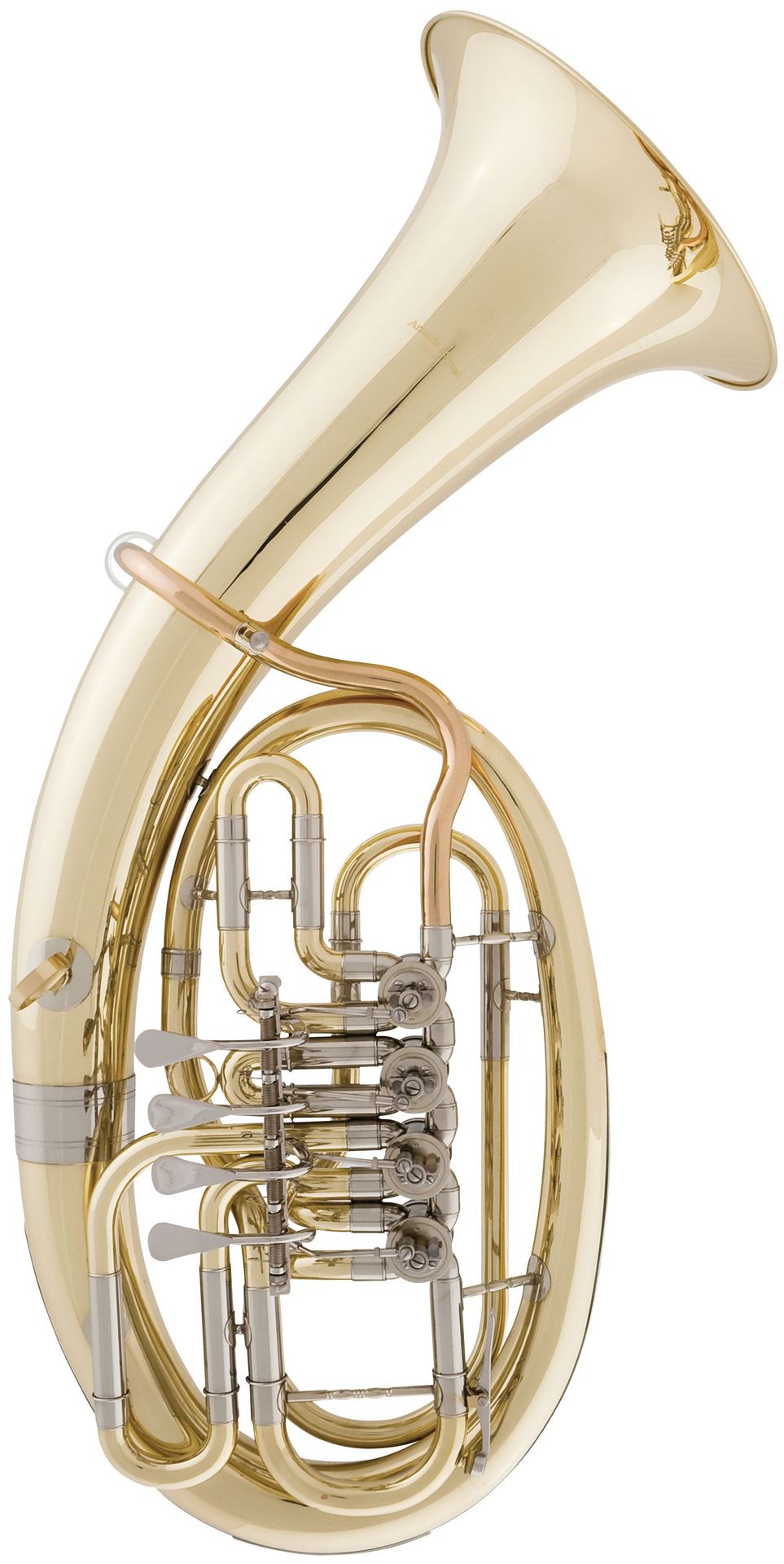 4038827191706 - Arnolds & Sons Bariton ABH-300 Mundrohr Goldmessing1500mm 4 Ventile Etui