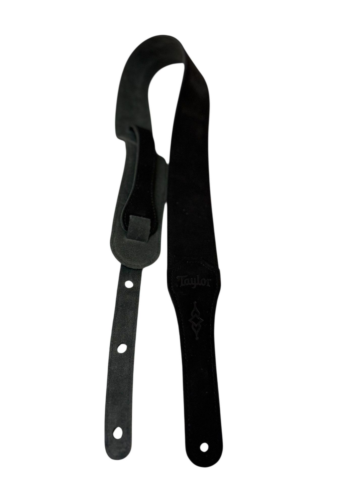 Taylor 2.5" Sanded Leather Gitarrengurt - Medium Black