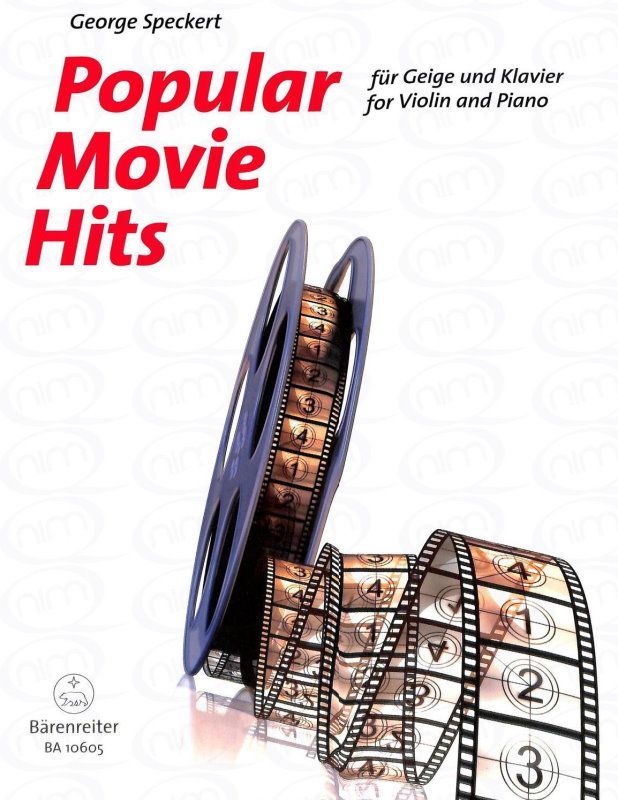 Noten Popular movie hits Violine und Klavier BA 10605 Georg Speckert KGA Verlag