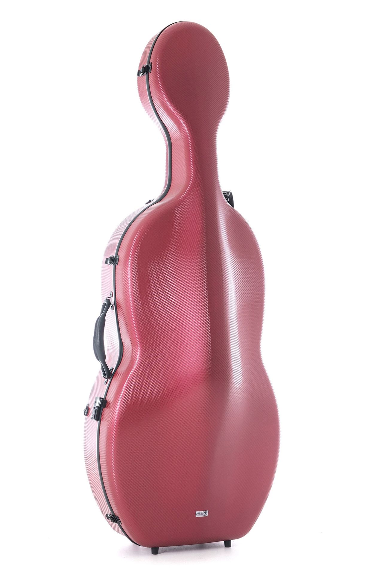 Cello-Etui rot 4/4 Polycarbonat 4,6 kg  - abnehmbare Rucksackriemen Cello Case _00053163_