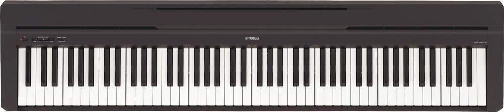 Yamaha P-45-B Stagepiano schwarz, transportables Digitalpiano mit Lautsprechern