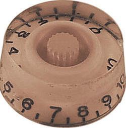 0610098195450 - Gitarren Potiknopf Speed Shape Transparent für E-Gitarre Singlecut Style