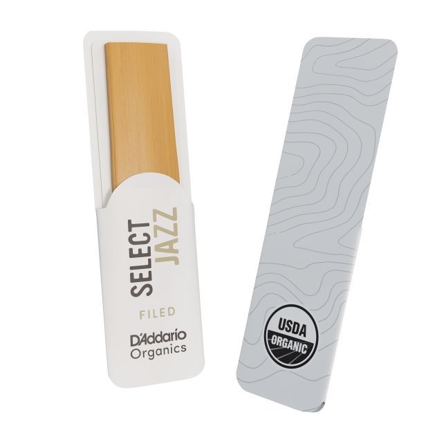 D´Addario Woodwinds 2H Organic Select Jazz Altsaxophon Filed Blatt