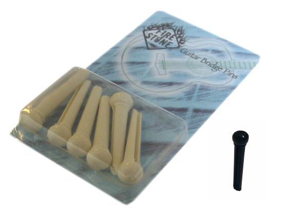 4046662016580 - Stegstecker Piin Kunststoff für Westerngitarre bzw Akustikgitarre beige