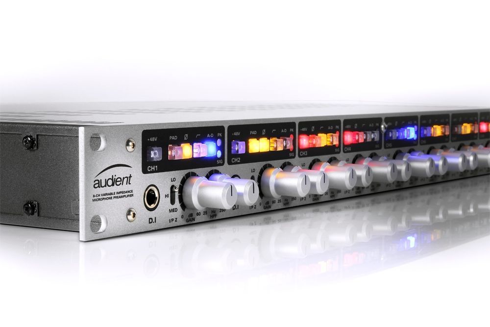 Audient ASP 880 8 Kanal Mikrofon Preamp und A/D Wandler