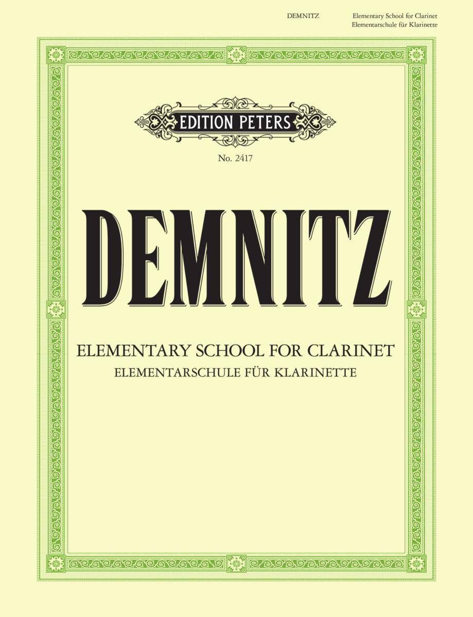 Noten Elementarschule für Klarinette Demnitz EP 2417 Edition Peters