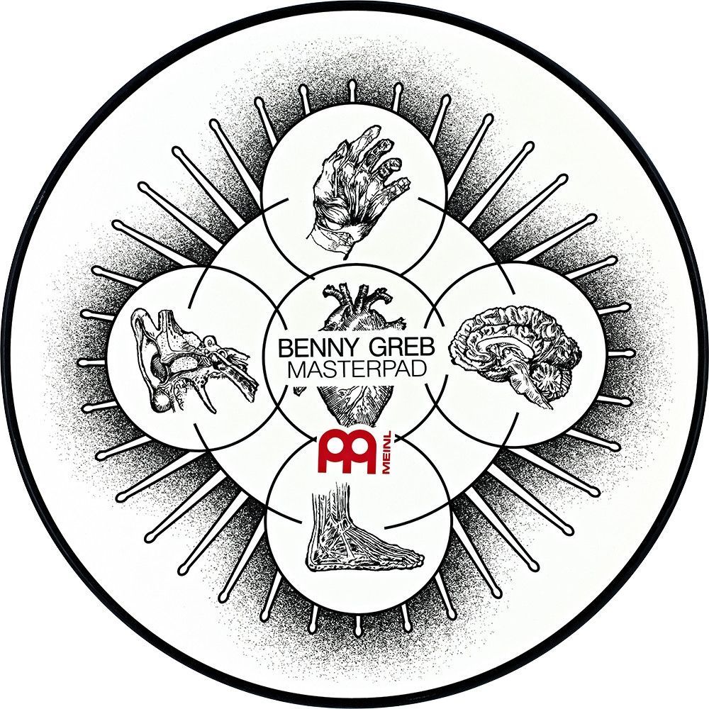 0840553013610 - MEINL MPP-12-BG Benny Greb Practice Pad 12 0840553013610 - MEINL MPP-12-BG Benny Greb Practice Pad 12