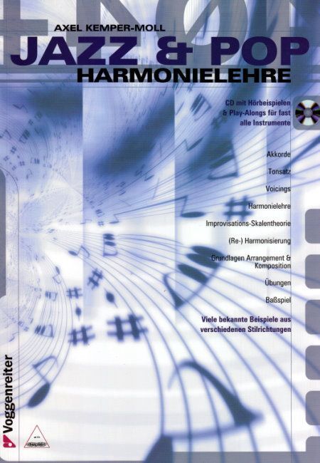 Buch Jazz & Pop Harmonielehre Axel Kemper-Moll incl. CD Voggenreiter_00006343_