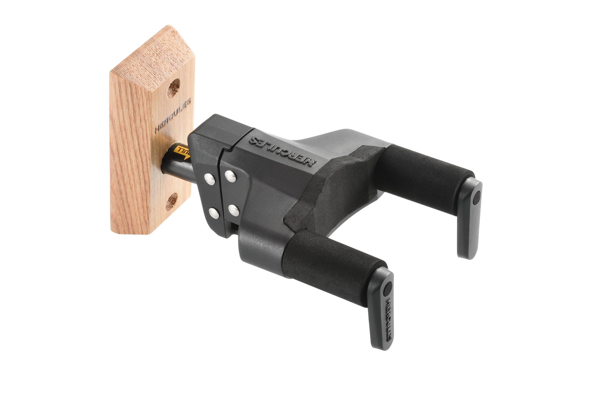 Hercules HCGSP-38WB+  Gitarren-Wandhalter mit Holzplatte und Sicherheitssystem _00039975_