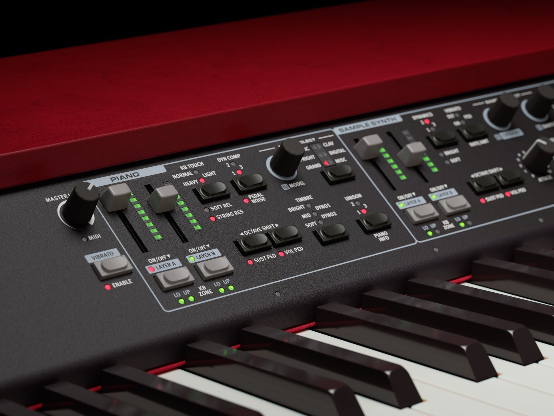 Clavia Nord Grand 2 , Piano 88 Tasten "Kawai Responsive Hammer Action"