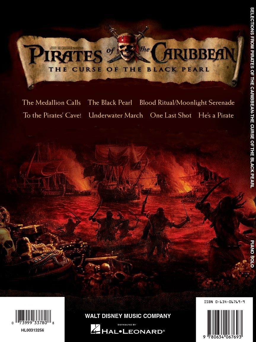 Noten für Klavier Piano Fluch der Karibik HL 313256 Pirates of the caibbean   _00011228_