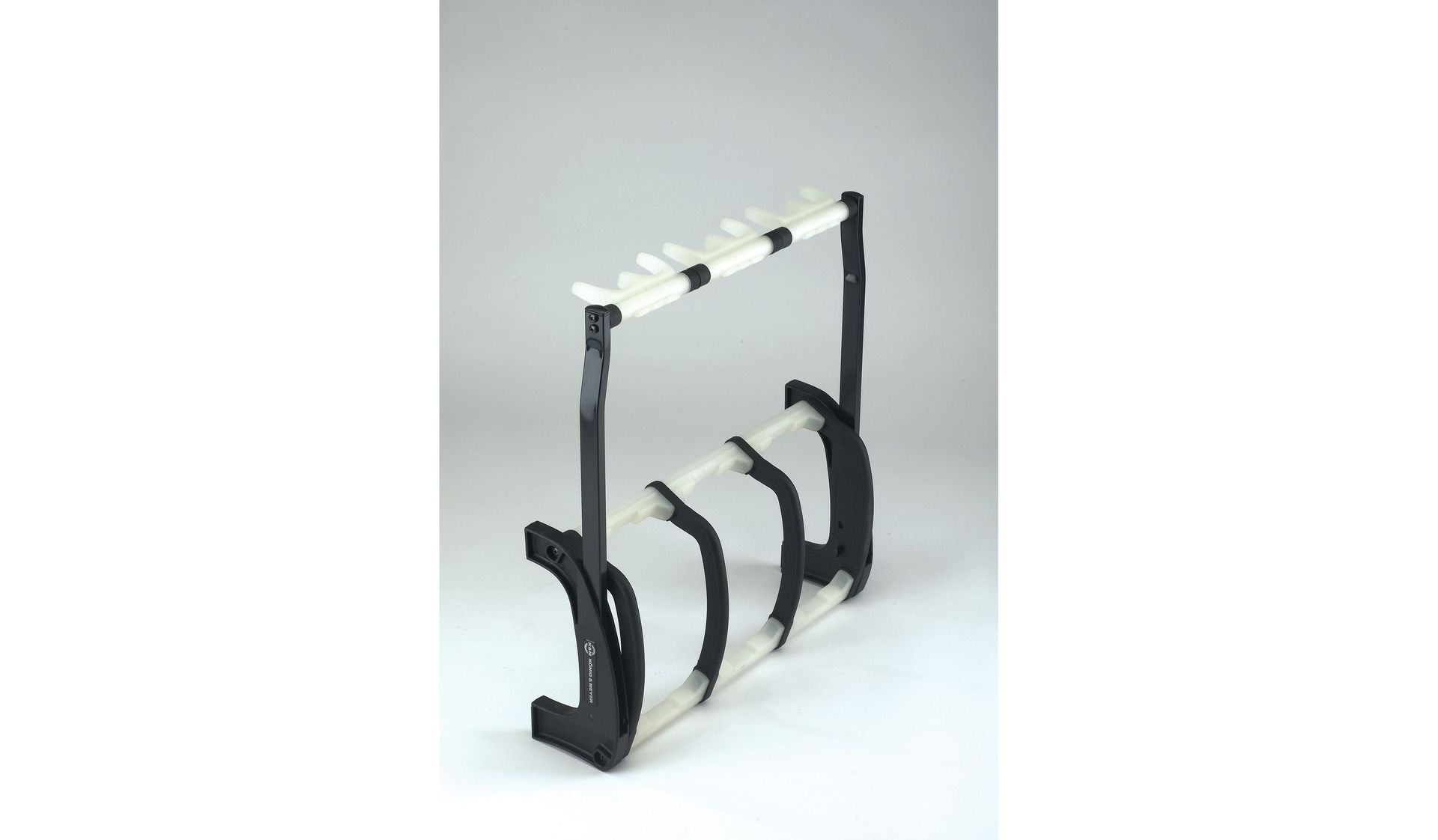 K&M 17513 Guardian 3-fach Gitarrenständer, Gitarrenstativ für 3 Gitarren