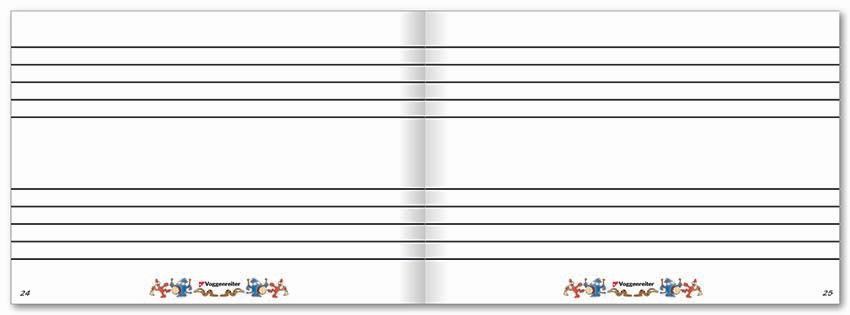 Notenlernen mit Voggy Voggenreiter VOGG 1054-3 Notenpapier Notenbuch