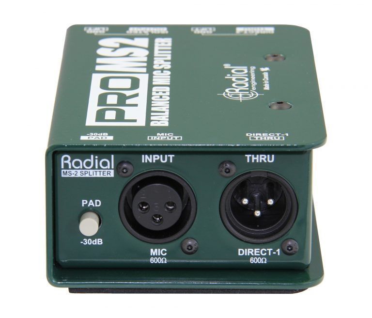 Radial Engineering ProMS2 Passiver Mikrofonsplitter  1 auf 3_00041756_