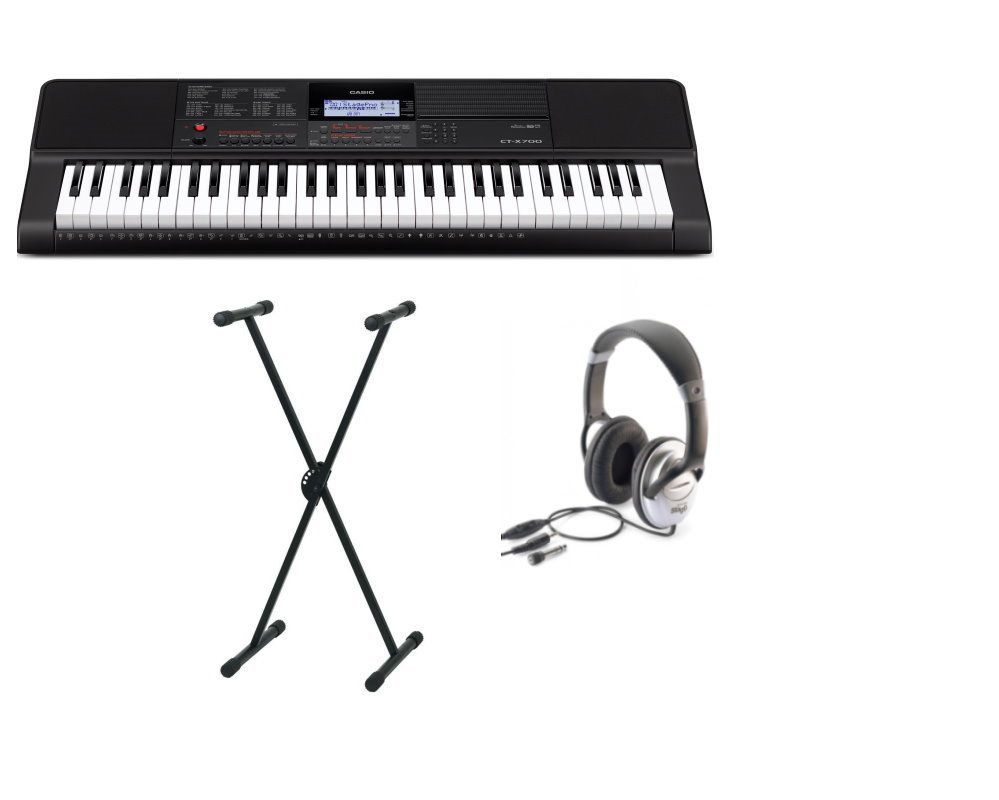 Casio CT X700 SET Keyboard mit passendem Zubehör  - Onlineshop Musikhaus Markstein
