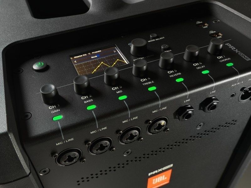 JBL PRX One Aktive Säulen-PA mit 7-Kanal Mixer und App-Fernsteuerung JBL PRX One Aktive Säulen-PA mit 7-Kanal Mixer und App-Fernsteuerung