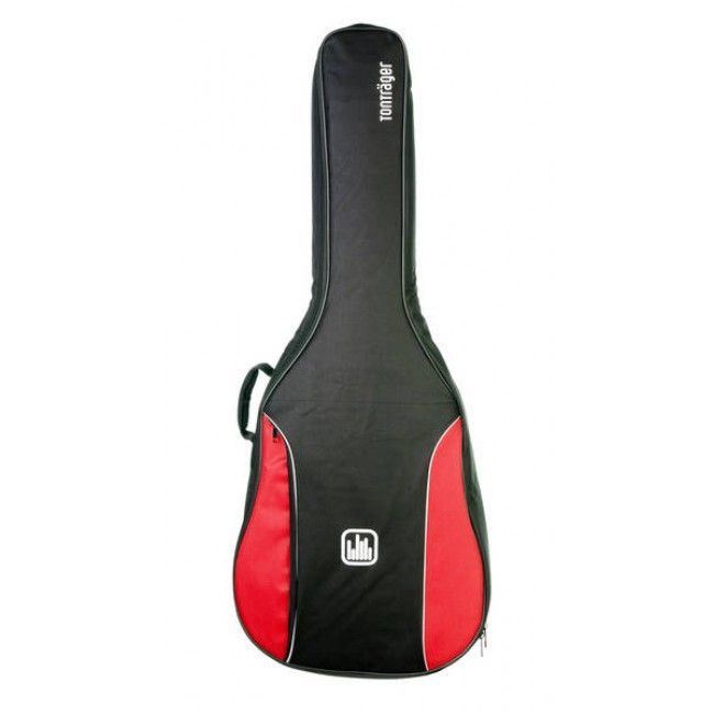 Tonträger TG10C/RB Gigbag für Konzertgitarre 4/4,Tasche mit 10mm Polster Rot_00028070_