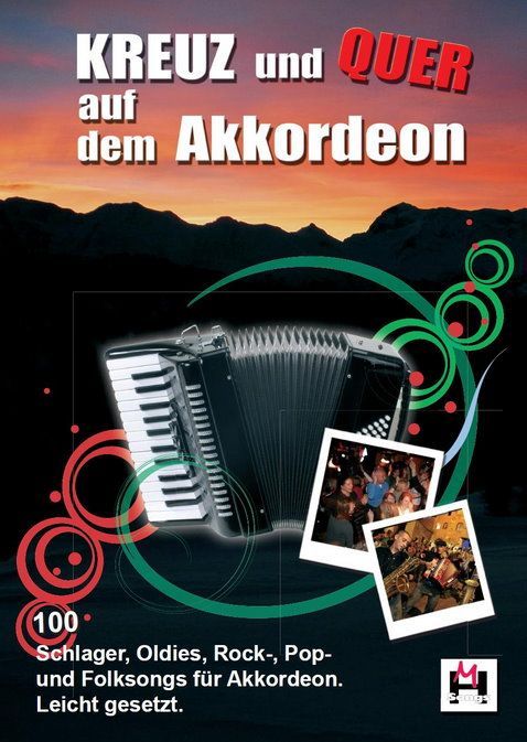 Noten Kreuz und quer auf dem Akkordeon Bosworth BOE7744 