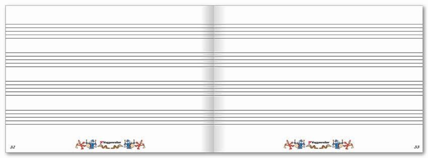 Notenlernen mit Voggy Voggenreiter VOGG 1054-3 Notenpapier Notenbuch