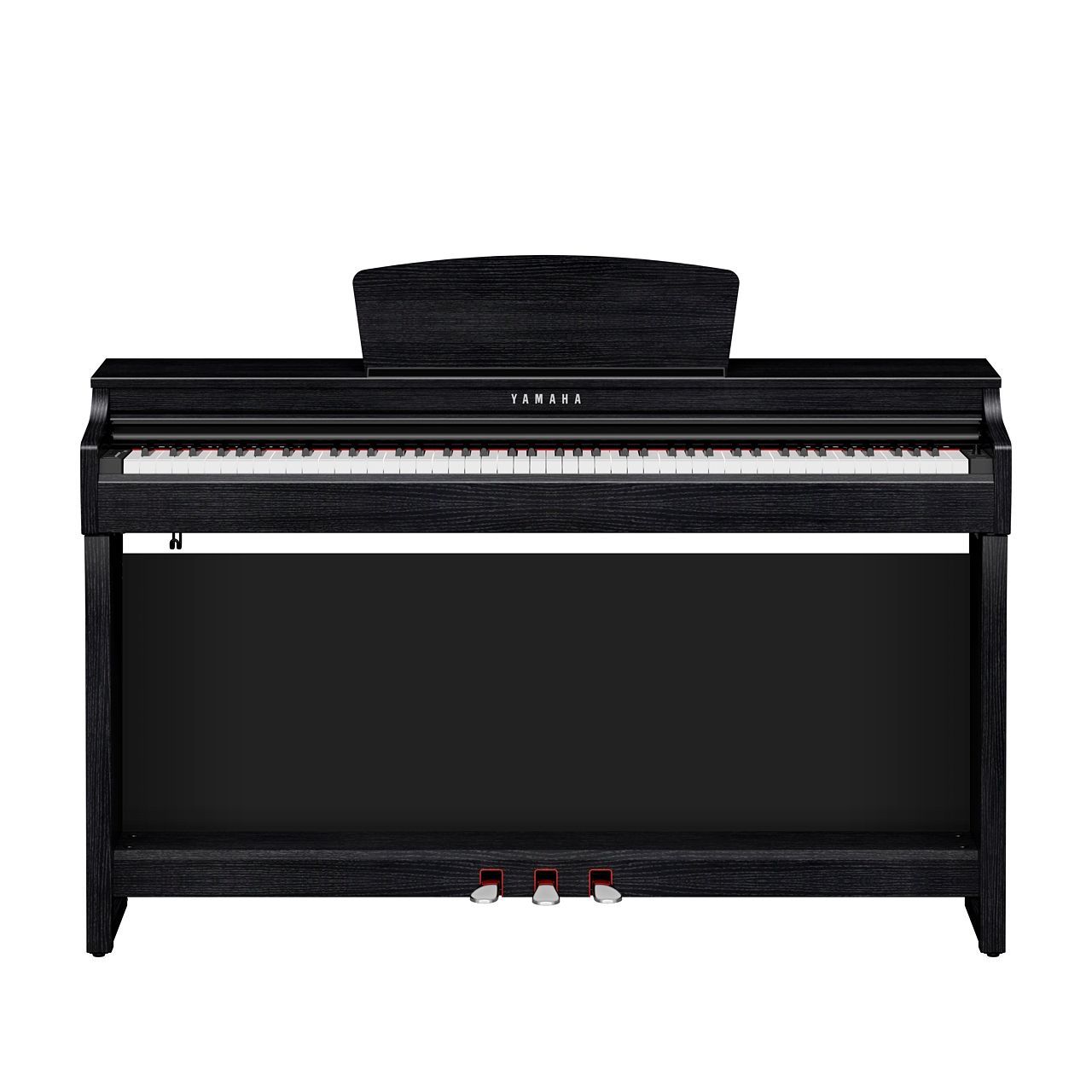 Yamaha CLP-725 B Digitalpiano schwarz matt, E-Piano Yamaha mit GH3X-Tastatur 