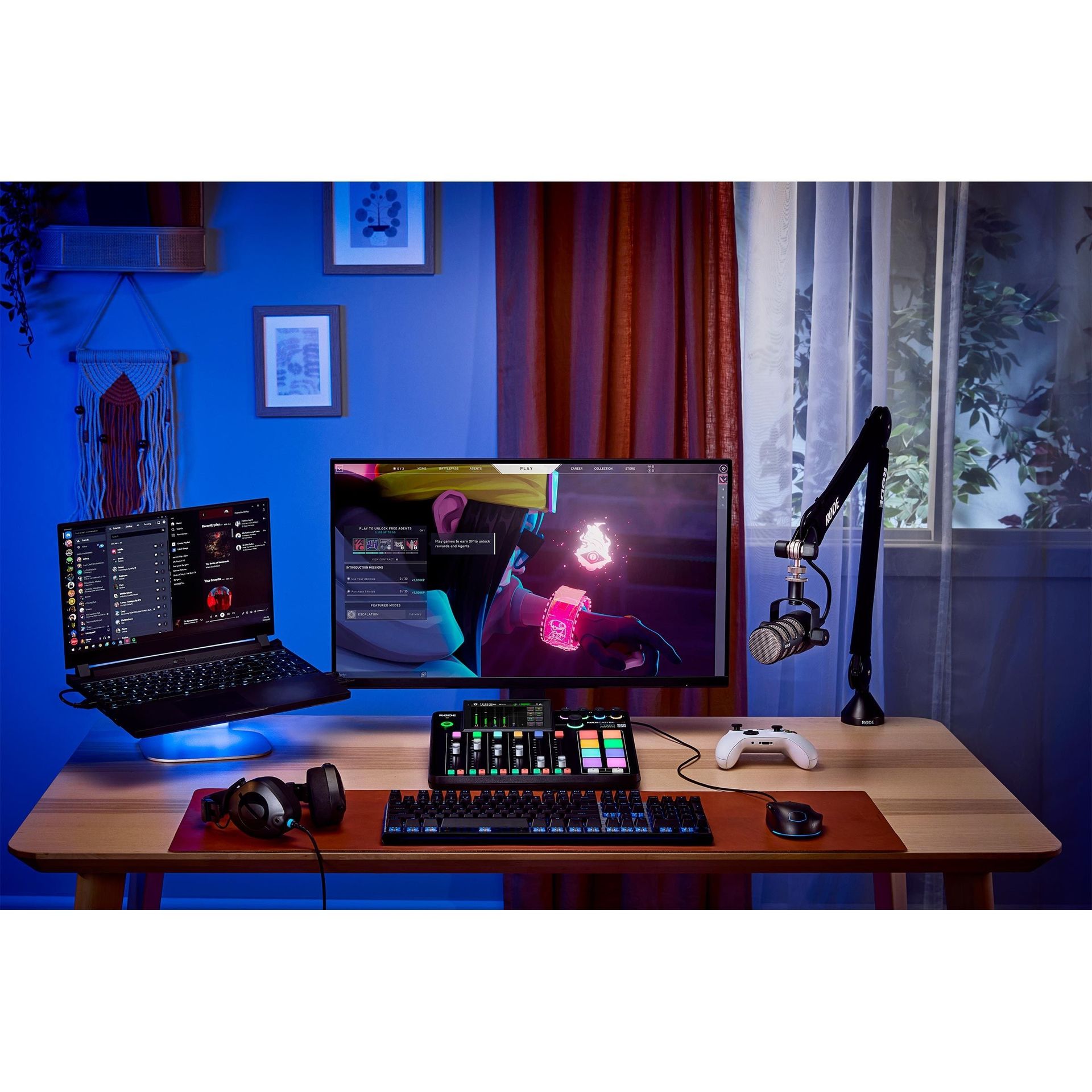 Rode Rodecaster Pro ll Audio Production Studio für Podcaster, Streamer, Musiker