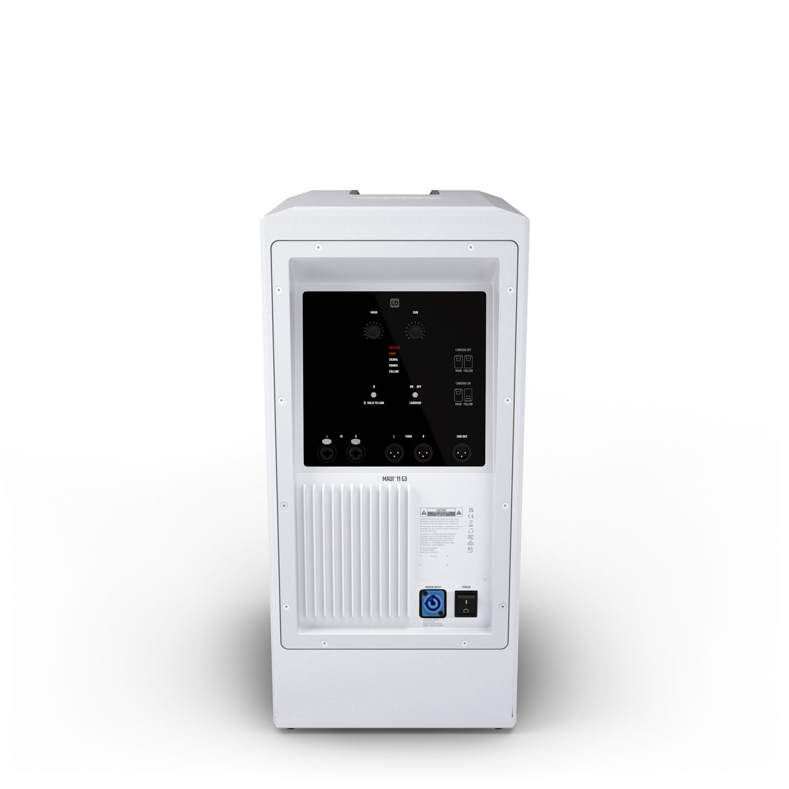 LD Systems Maui 11 G3 Weiß Cardioid Säulen PA System mit Bluetooth