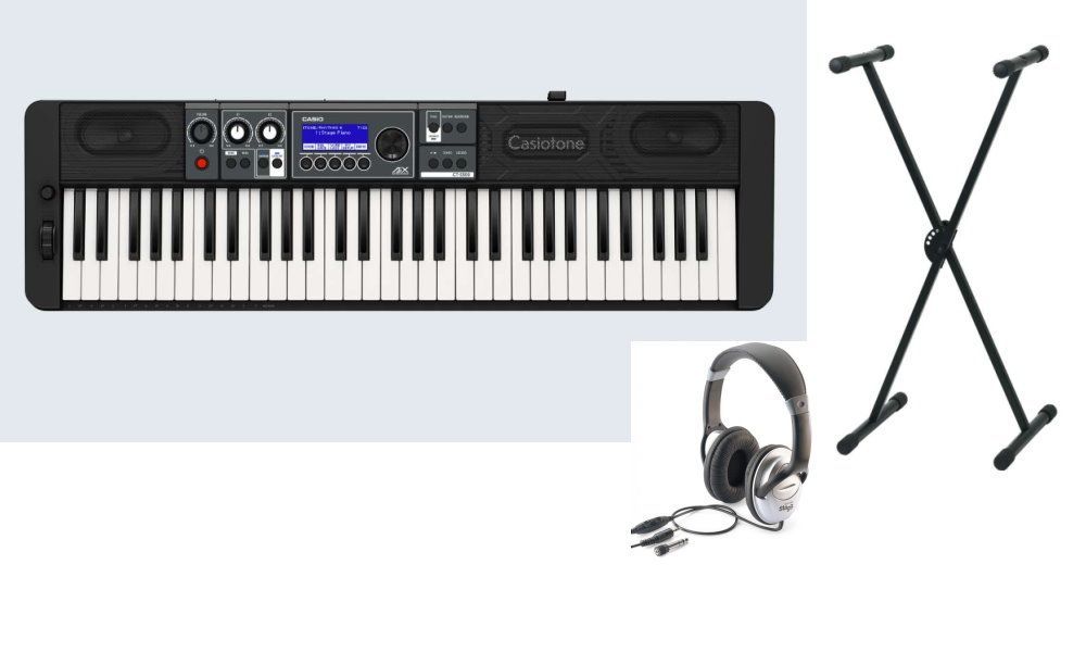 Casio CT-S500 SET Keyboard mit passendem Zubehör, incl. WUBT10
