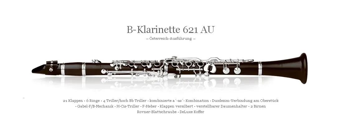 F.A.Uebel 621-AU B-Klarinette AUSTRIA, Modell Österreich