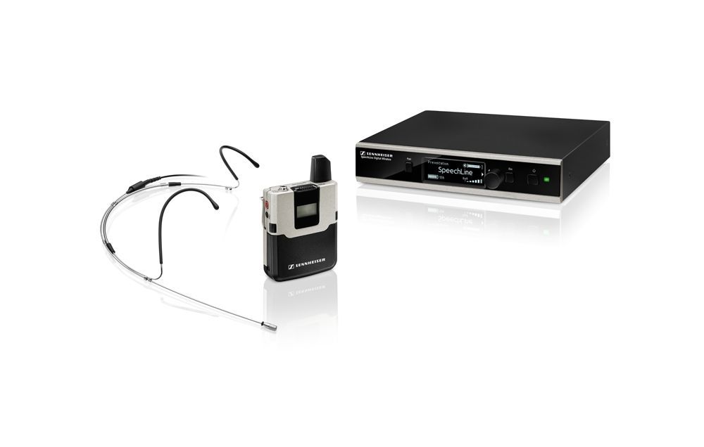 Sennheiser SL Headmic SET DW-3-EU R Wireless Speechline System 1,9 GHz Headset_00033894_