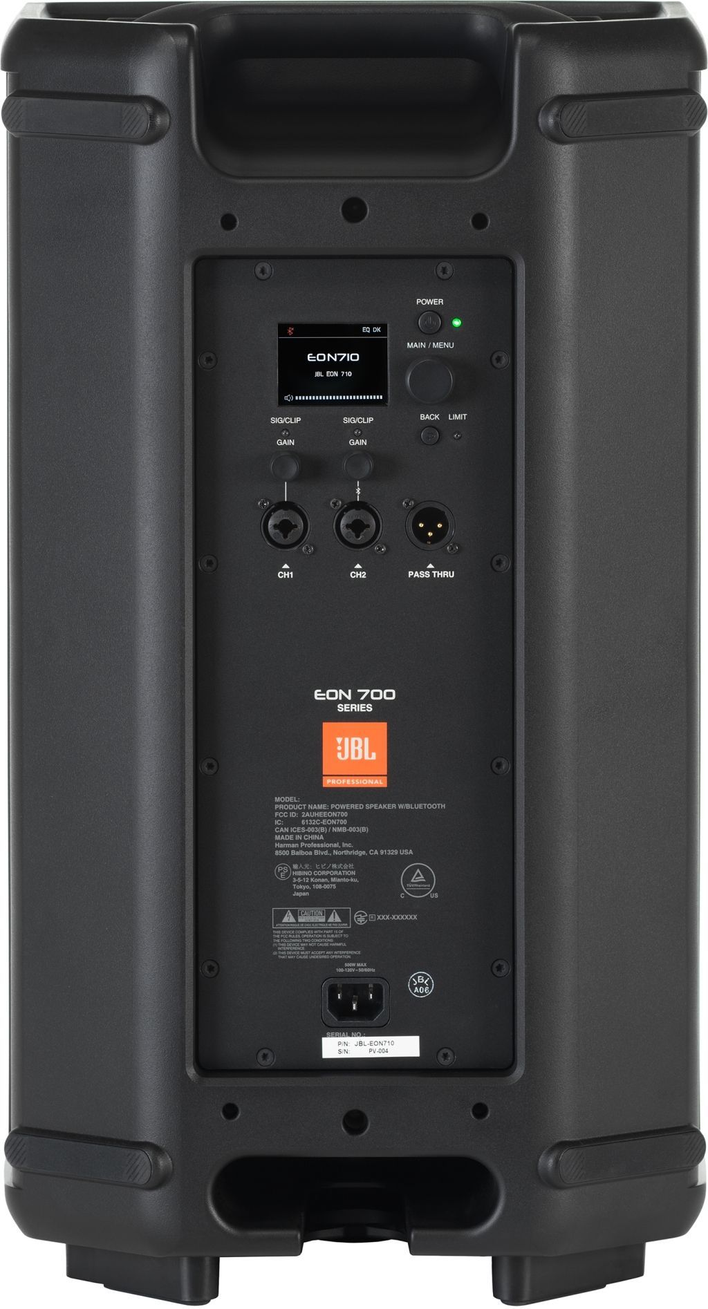 JBL EON 710 Aktive Fullrangebox 10/2  mit Mixer, Bluetooth und App-Steuerung