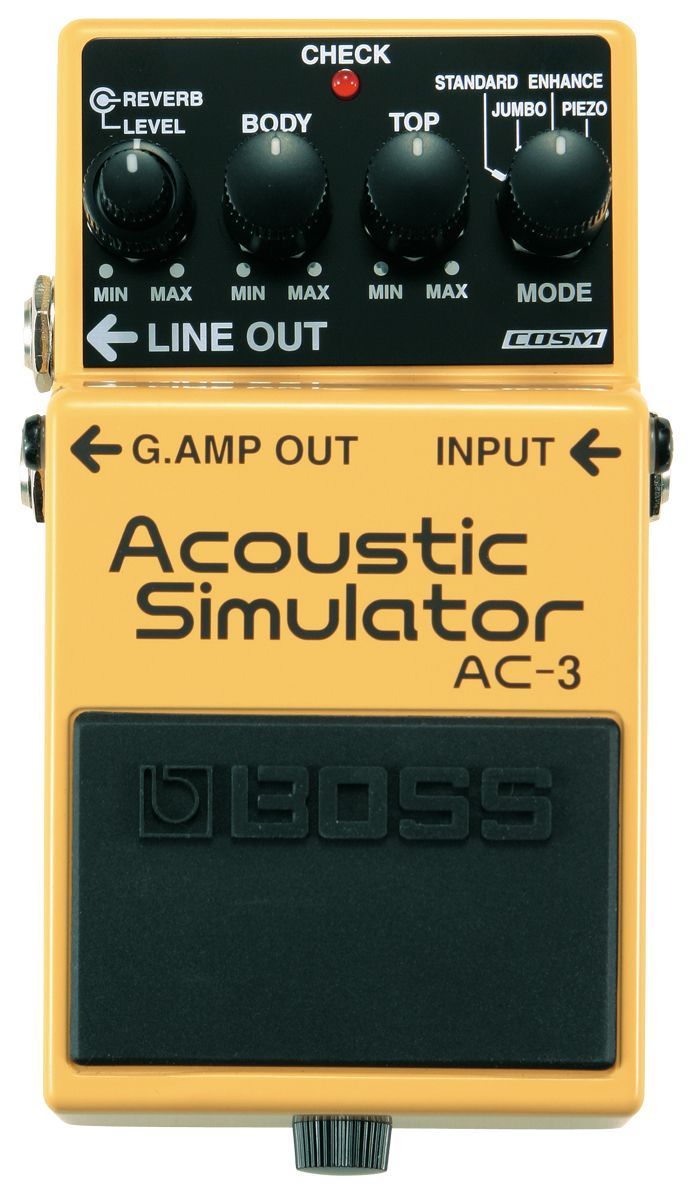 Boss AC-3 Acoustic Simulator, Effektgerät für E-Gitarre