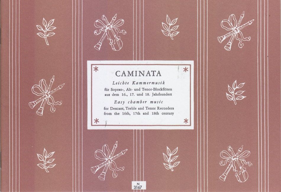 Noten Caminata Leichte Kammermusik N3167 Blockflöte _00010308_