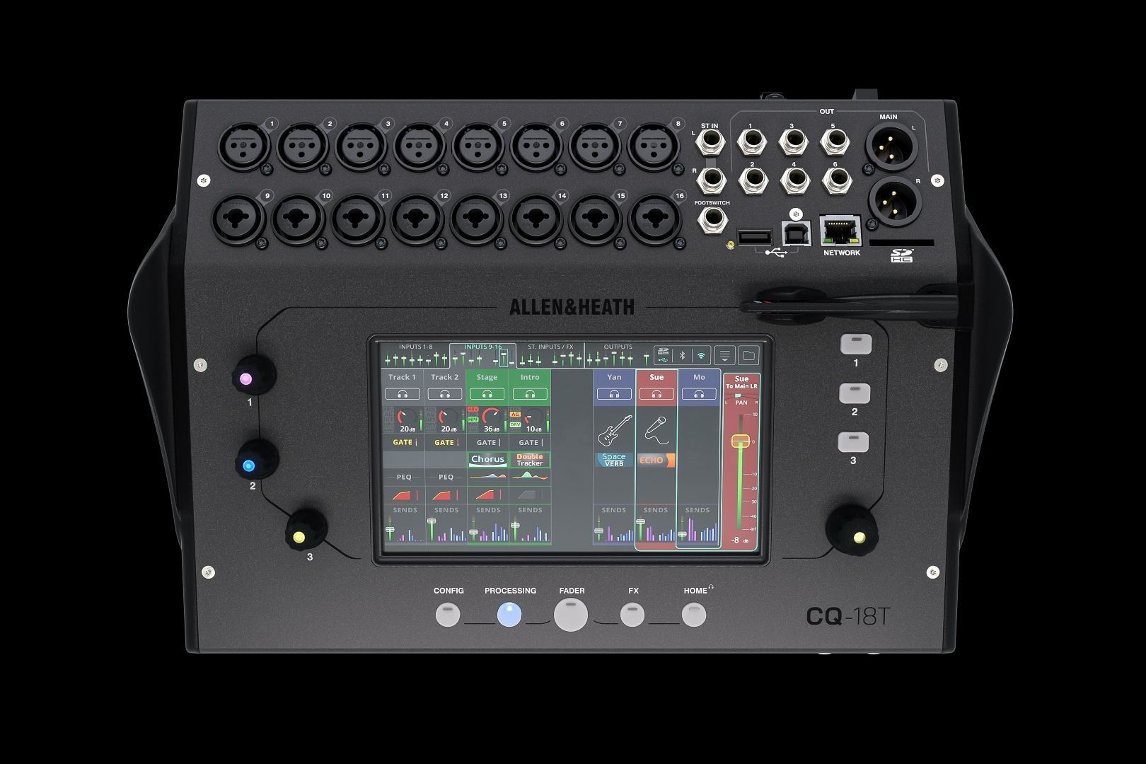 Allen & Heath CQ18T Kompakter Digitalmixer mit Bluetooth_00052945_