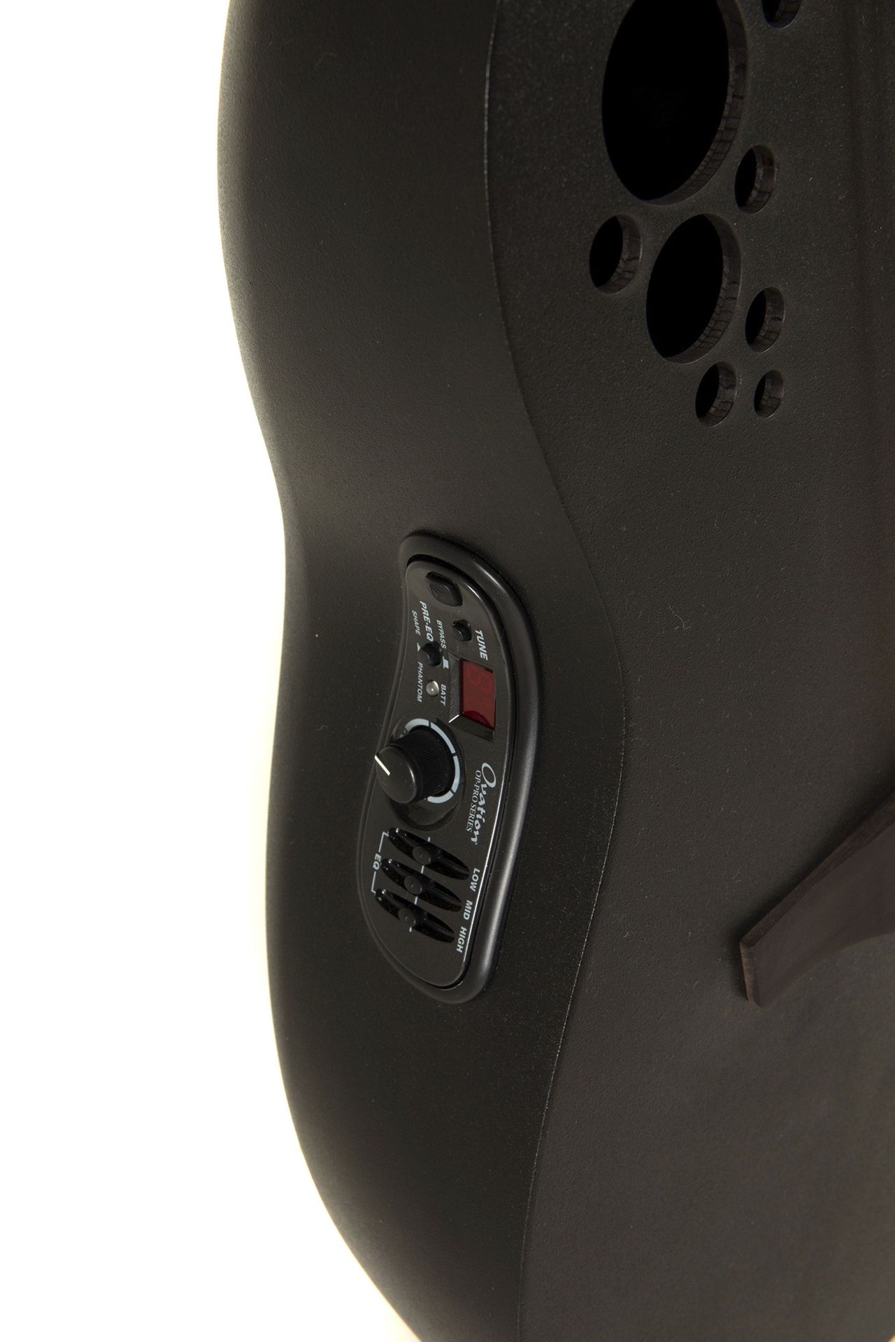 Ovation Elite 2058TX-5-G 12-Saiter Westerngitarre mit PU, Black Texture Top, _00051177_