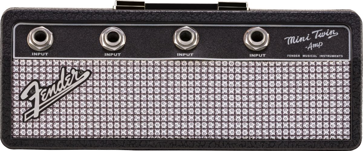 Fender Amp Keychain Holder/ Jack Rack Schlüsselbrett mit 4 Schlüsselanhängern_00041807_