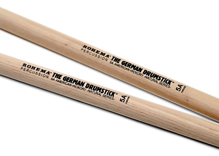 Rohema 5A Natural Hickory Drumsticks 613230