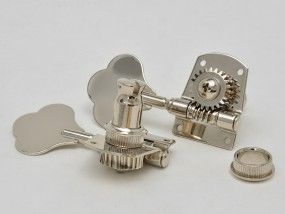 Kluson Vintage Bass Tuner 4 links Nickel