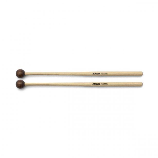 Rohema 61478 - Xylophon Schlägel, PM478 Hickory lackiert + Palisanderkopf; Paar