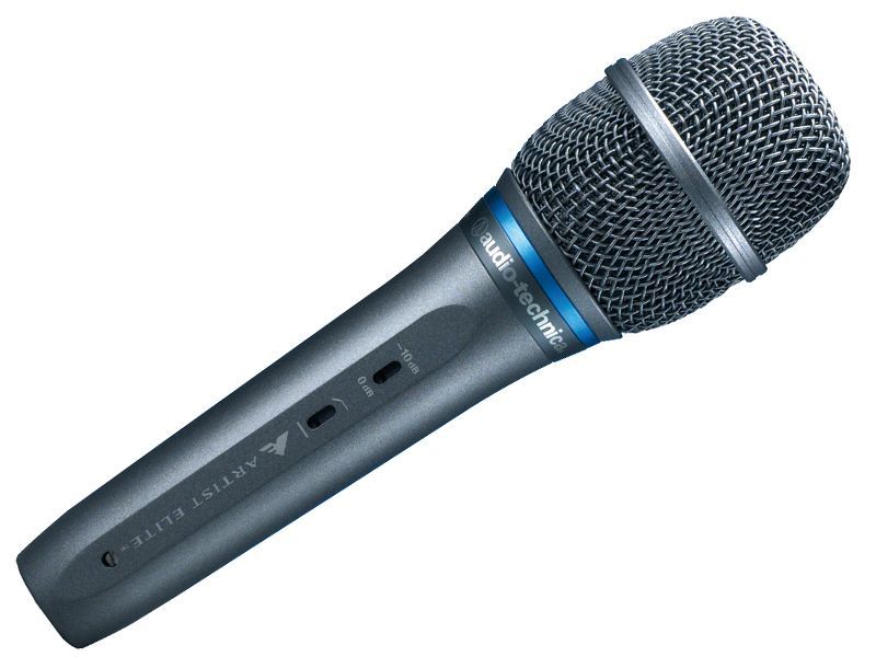 Audio Technica AE 5400 Gesangsmikrofon, Kondensator-Mikrofon, Großmembran, Niere
