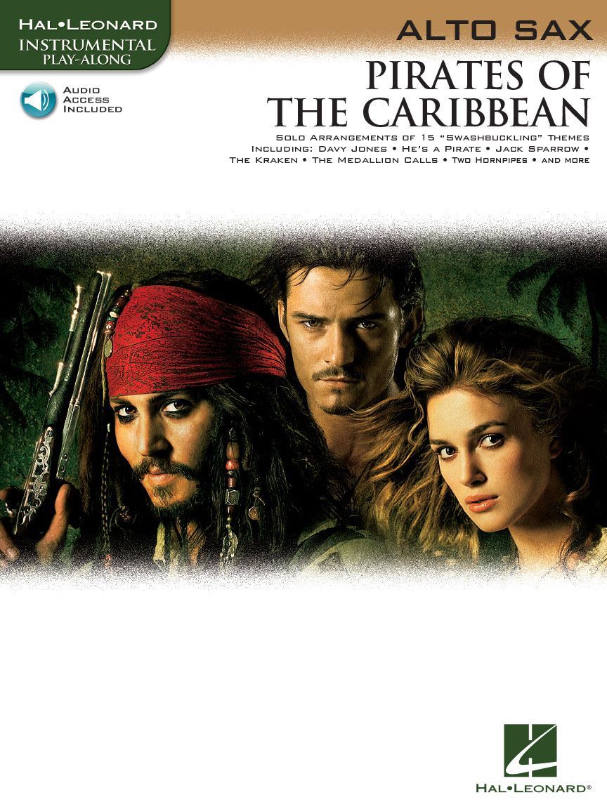 Noten Pirates of caribbean Fluch der Karibik incl. Audio HL 842185 Altsaxophon