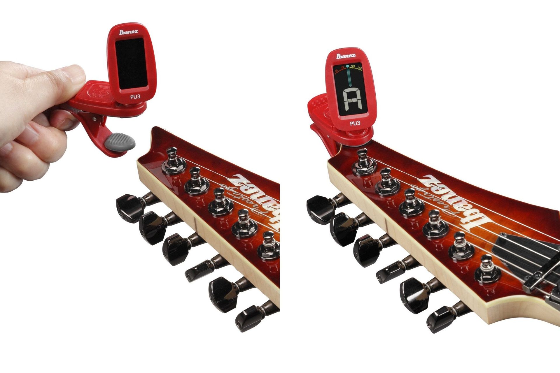 Ibanez PU3-RD Cliptuner